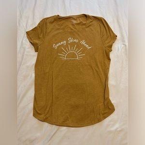 Rust-Yellow colored T-Shirt